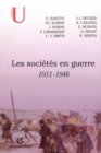 Image for Les Societes En Guerre: 1911-1946