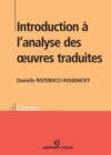 Image for Introduction a L&#39;analyse Des Oeuvres Traduites