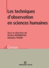 Image for Les Techniques D&#39;observation En Sciences Humaines