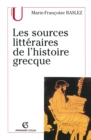 Image for Les Sources Litteraires De L&#39;histoire Grecque