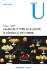 Image for L&#39;alimentation En Europe a L&#39;epoque Moderne