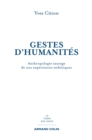 Image for Gestes D&#39;humanites