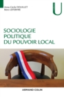 Image for Sociologie Politique Du Pouvoir Local