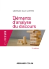 Image for Elements D&#39;analyse Du Discours - 3E Ed