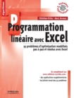 Image for Programmation lineaire avec Excel
