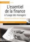 Image for L`essentiel De La Finance a L`usage Des Managers
