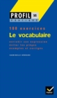 Image for Le vocabulaire