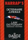 Image for Harrap&#39;s Dictionnaire Juridique / Law Dictionary : Francais - Anglais, English - French