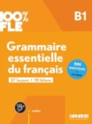 Image for 100% FLE - Grammaire essentielle du francais B1 + online audio + didierfle.app