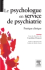 Image for Le Psychologue En Service De Psychiatrie