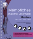 Image for Memofiches anatomie veterinaire - Membres