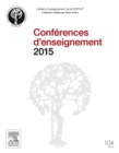 Image for Conferences d&#39;enseignement 2015