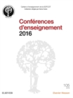 Image for Conferences d&#39;enseignement 2016