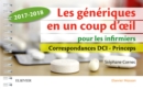 Image for Les generiques en un coup d&#39;oeil pour les infirmiers: Correspondance DCI - Princeps