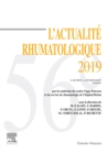 Image for L&#39;actualite rhumatologique 2019
