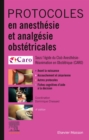 Image for Protocoles en anesthesie et analgesie obstetricales