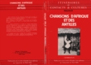 Image for CHANSONS D&#39;AFRIQUE ET DES ANTILLES.