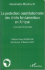Image for Protection constitutionnelle des droits fondamentaux en afr.