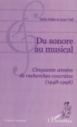 Image for Du sonore au musical.