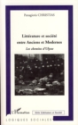 Image for Litterature et societe entre Anciens et Modernes: Les chemins d&#39;Ulysse