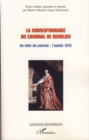 Image for Correspondance du cardinal deRichelieu.