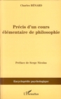 Image for Precis d&#39;un cours elementairephilosophi.