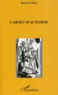 Image for Carnet d&#39;automne.