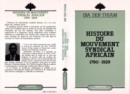 Image for Histoire Du Mouvement Syndical Africain: 1790-1929