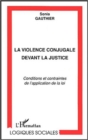 Image for Violence conjugale devant lajustice La.