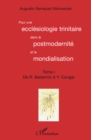 Image for Pour une ecclesiologie trinitaire dans la postmodernite et l.
