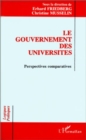 Image for Le gouvernement des universites: Perspectives comparatives