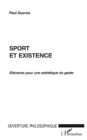 Image for Sport et existence.
