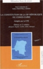Image for Constitution de la iiie republique du co.