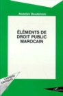 Image for elements de droit public marocain.