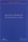 Image for Questions urbaines et politique de la vi.