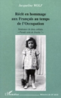 Image for RECIT EN HOMMAGE AUX FRANCAIS AU TEMPS DE L&#39;OCCUPATION: Itinerance De Deux Enfants - &quot; Prends Soin De Josette ! &quot;