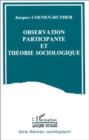 Image for Observation participante et theorie sociologique: Methode sociologique