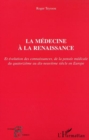 Image for Medecine a la renaissance et evolution d.