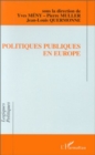 Image for Politiques publiques en Europe