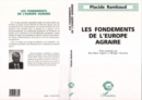 Image for Les fondements de l&#39;Europe agraire