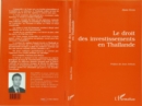 Image for Le droit des investissements en Thailande