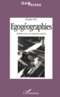 Image for Egogeographies: Materiaux pour une biographie cognitive