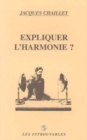 Image for Expliquer L&#39;harmonie