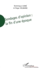 Image for Sondages d&#39;opinion.