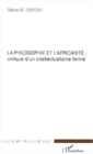 Image for Philosophie et l&#39;africanite critique d&#39;u.