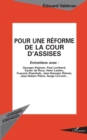Image for Pour une reforme de la cour d&#39;assises.
