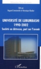 Image for Universite de lubumbashi 1990-2002 socie.