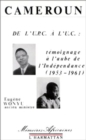 Image for CAMEROUN DE L&#39;UPC A VUC.