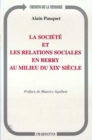 Image for La societe et les relations sociales en Berry au milieu du XIXe siecle