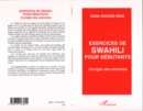 Image for Exercices de swahili pour debutants.